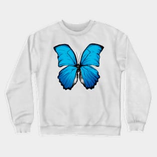 Butterflies Blue 1 Crewneck Sweatshirt